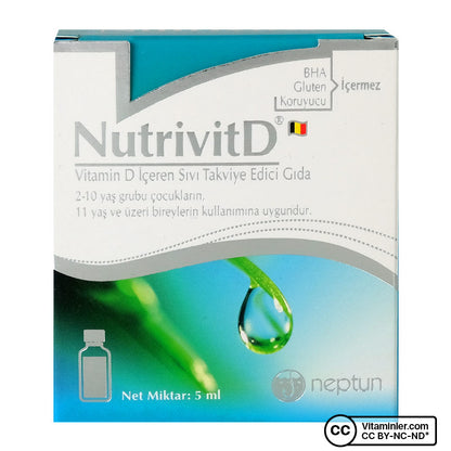 Neptun NutrivitD Vitamin D - 5 mL Drops