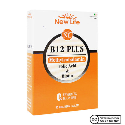 New Life B12 Plus 60 Sublingual Tablets