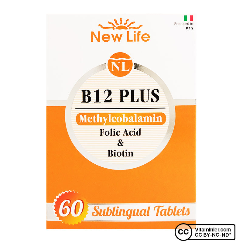 New Life B12 Plus 60 Sublingual Tablets