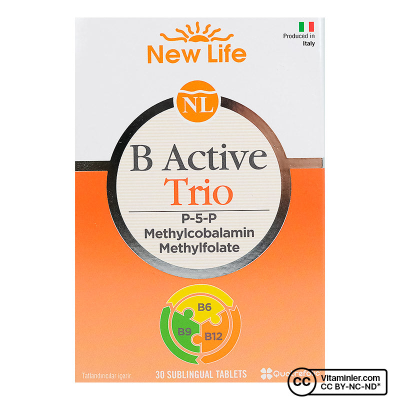 New Life B Active Trio 30 Tablets