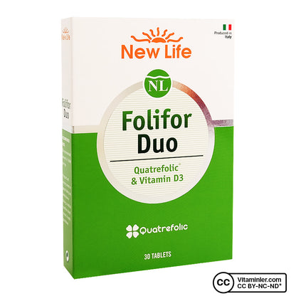 New Life Folifor Duo 30 Tablets