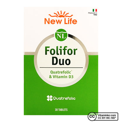 New Life Folifor Duo 30 Tablets
