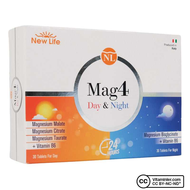 New Life Mag4 Day & Night 60 Tablets