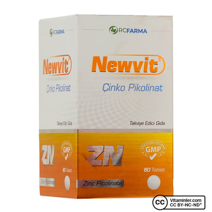 Newvit Zinc Picolinate 60 Tablets