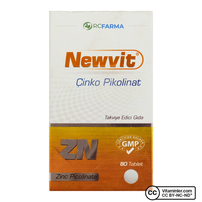 Newvit Zinc Picolinate 60 Tablets