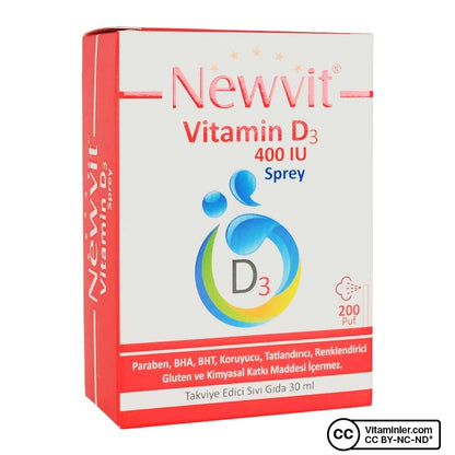 Newvit Vitamin D3 400 IU - 30 mL Drops