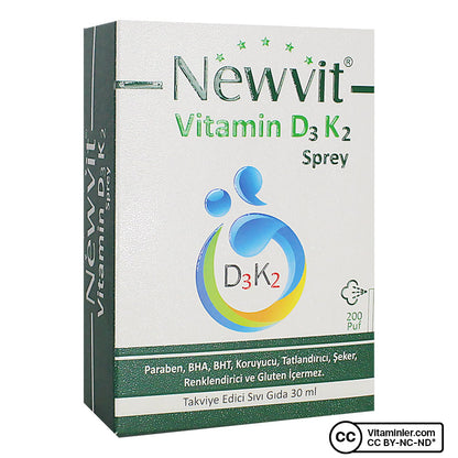 Newvit Vitamin D3 K2 - 30 mL Drops