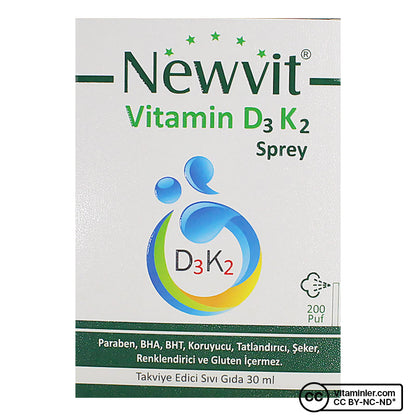 Newvit Vitamin D3 K2 - 30 mL Drops