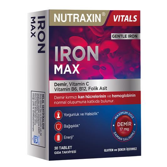 Nutraxin Iron Max 30 Tablets