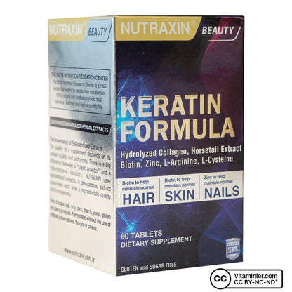 Nutraxin Keratin Formula 60 Tablets