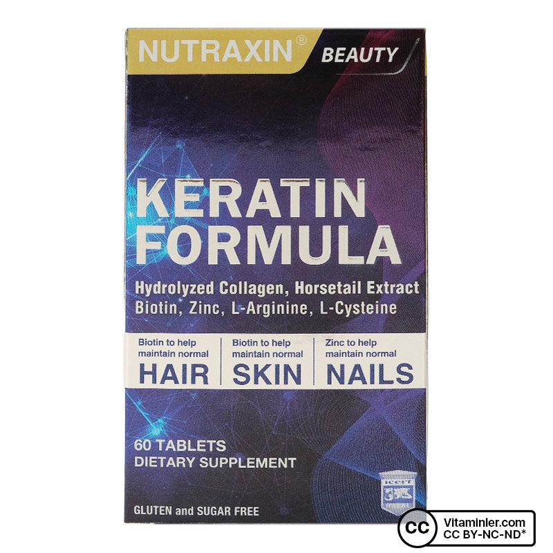 Nutraxin Keratin Formula 60 Tablets
