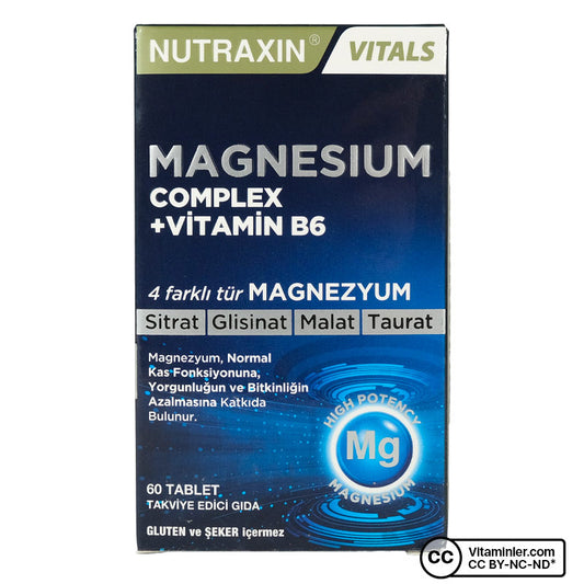 Nutraxin Magnesium Complex 60 Tablets