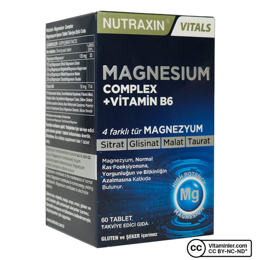 Nutraxin Magnesium Complex 60 Tablets + Men's Multi Vitamin Complex Set