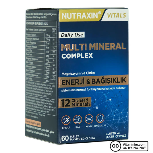 Nutraxin Multimineral Complex 60 Tablets