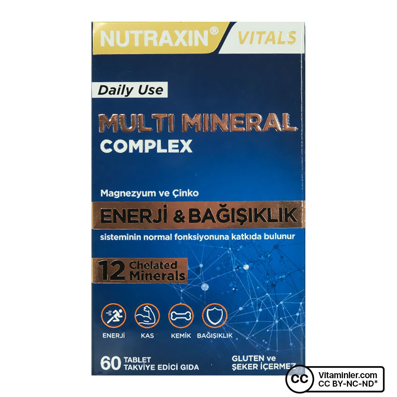 Nutraxin Multimineral Complex 60 Tablets