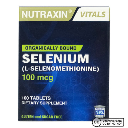Nutraxin Selenium 100 Tablets