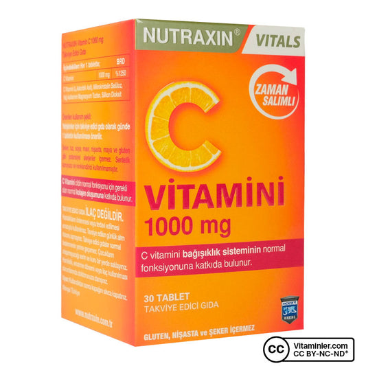 Nutraxin Vitamin C 1000 mg 30 Tablets