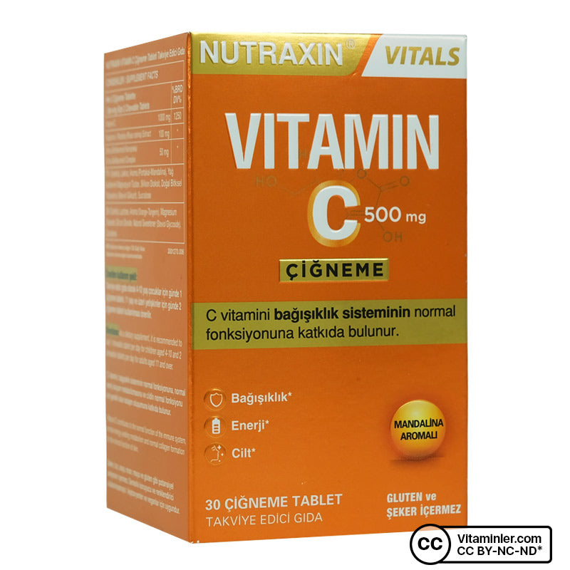 Nutraxin Vitamin C 30 Chewable Tablets
