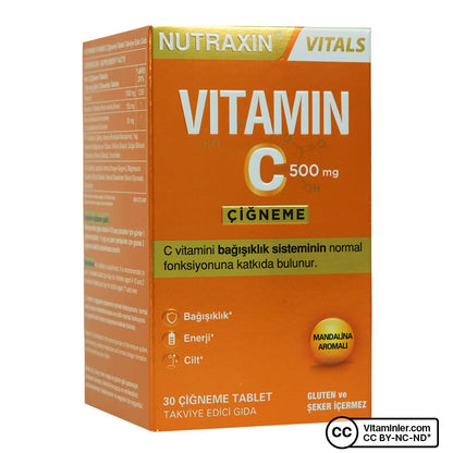 Nutraxin Vitamin C 30 Chewable Tablets