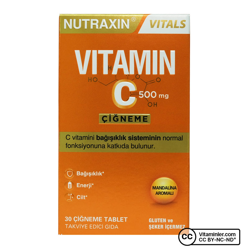 Nutraxin Vitamin C 30 Chewable Tablets