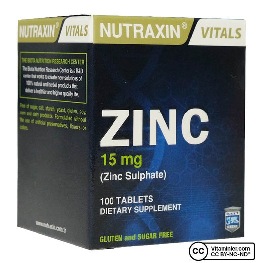Nutraxin Zinc Sulphate 100 Tablets