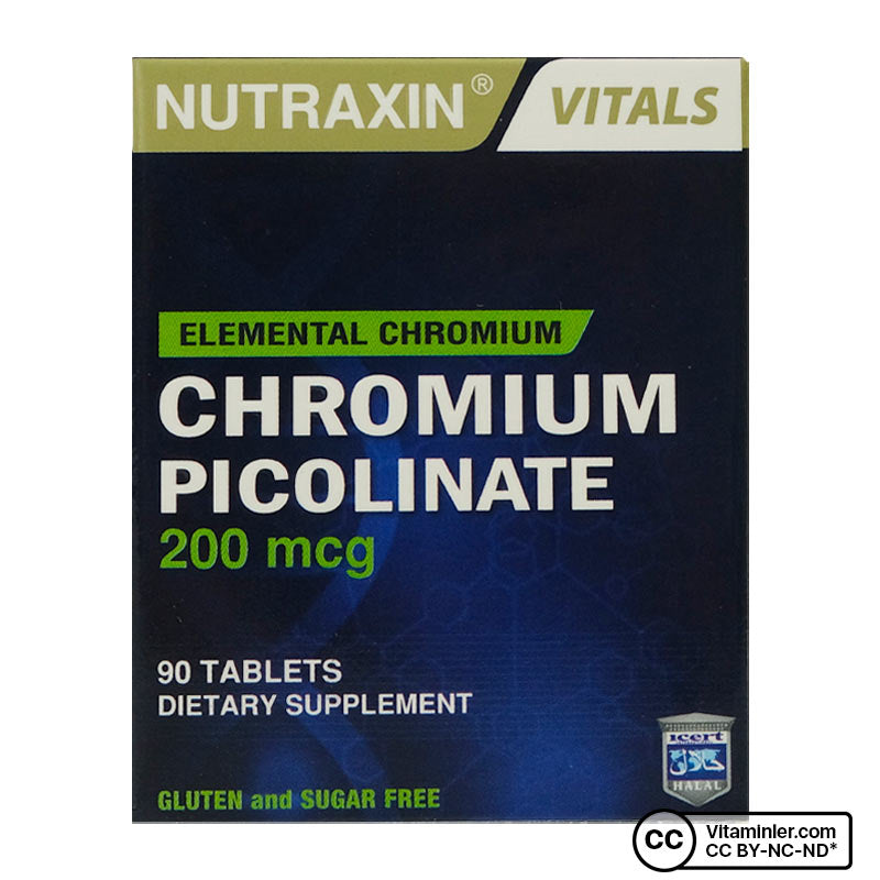 Nutraxin Chromium Picolinate 200 mcg 90 Capsules