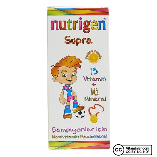 Nutrigen Supra Multivitamin Syrup 200 mL Orange