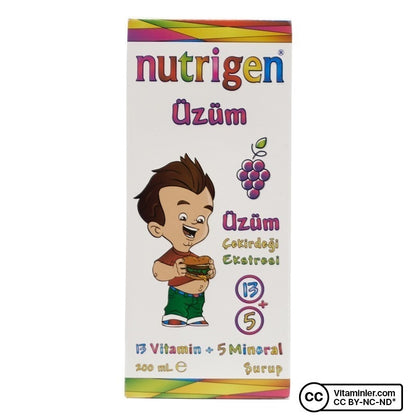 Nutrigen Grape Seed Extract Multivitamin Syrup 200 mL
