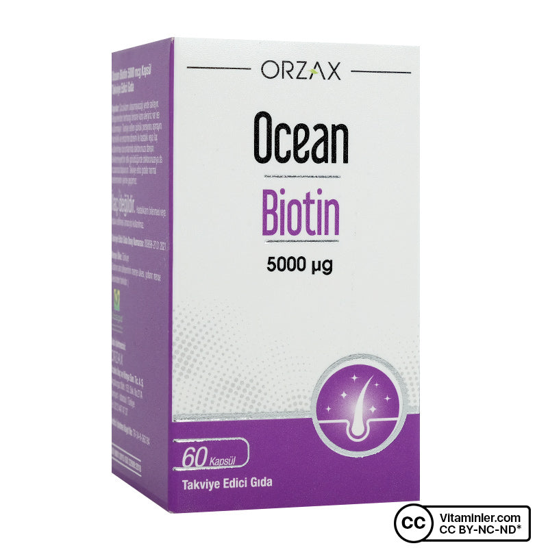 Ocean Biotin 5000 mcg 60 Capsules