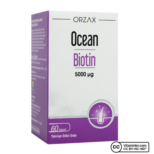 Ocean Biotin 5000 mcg 60 Capsules