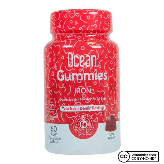 Ocean Gummies Iron 60 Chewable Form