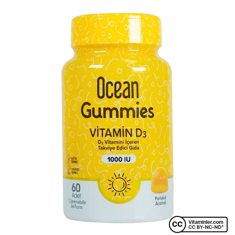 Ocean Gummies Vitamin D3 60 Chewable