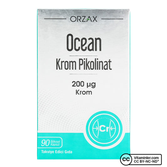 Ocean Chromium Picolinate 200 mcg 90 Capsules