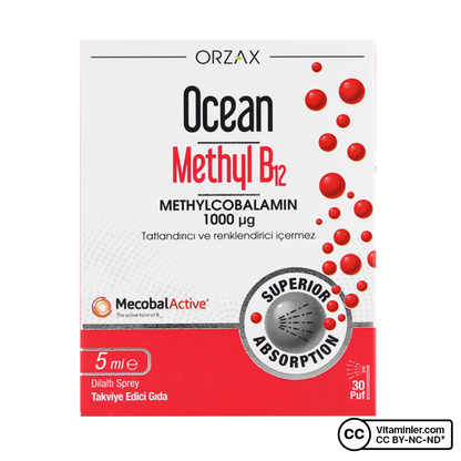Ocean Methyl B12 1000 mcg 5 mL Spray
