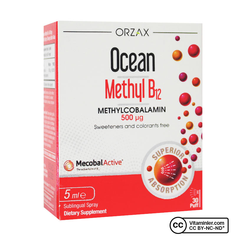 Ocean Methyl B12 500 mcg 5 mL Spray