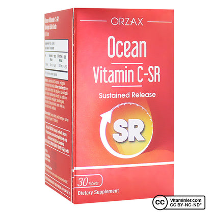 Ocean Vitamin C-SR 500 mg 30 Tablets
