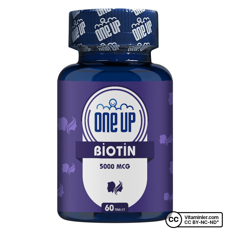 One Up Biotin 5000 mcg 60 Tablets