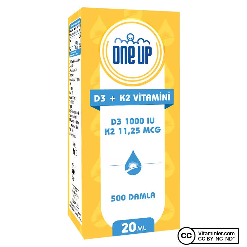 One Up Vitamin D3 + K2 20 mL Drops