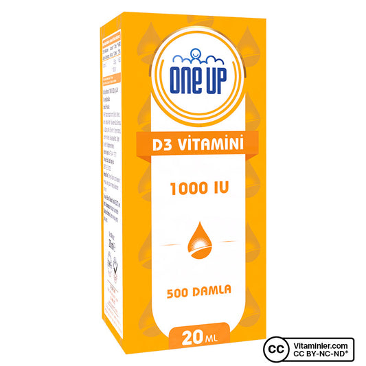 One Up Vitamin D3 1000 IU 20 mL Drops