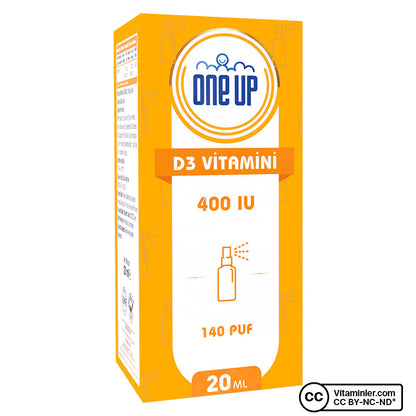 One Up Vitamin D3 400 IU 20 mL Spray & Drops