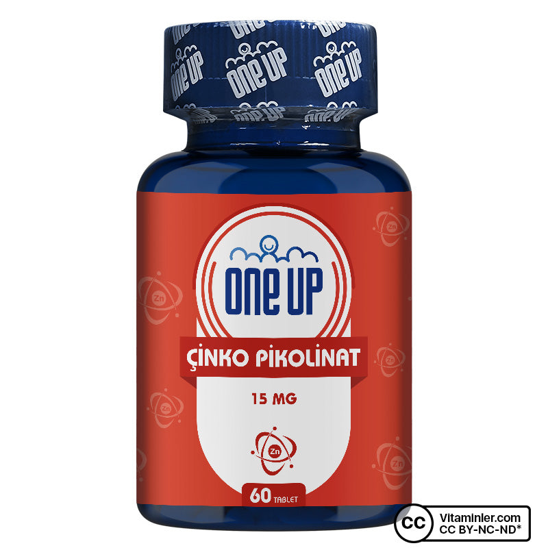 One Up Zinc Picolinate 15 mg 60 Tablets