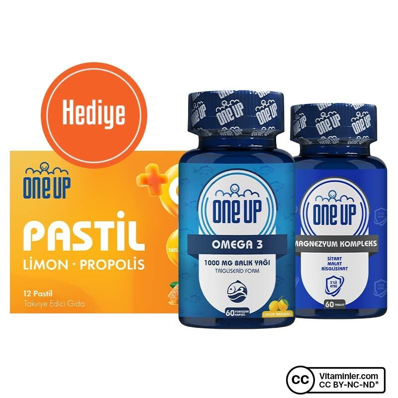 One Up Magnesium Complex + Omega 3 Set