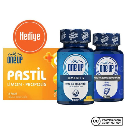 One Up Magnesium Complex + Omega 3 Set