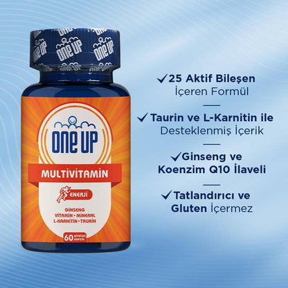 One Up Multivitamin Energy 60 Capsules