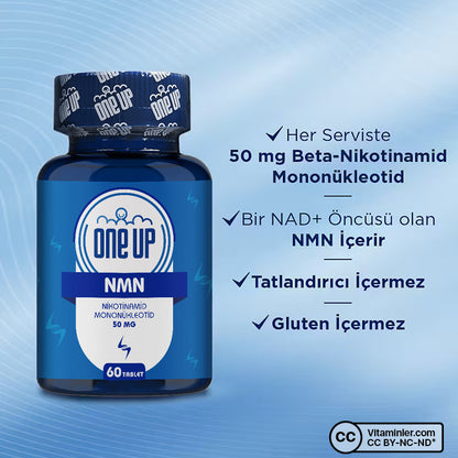 One Up NMN 50 mg 60 Tablets