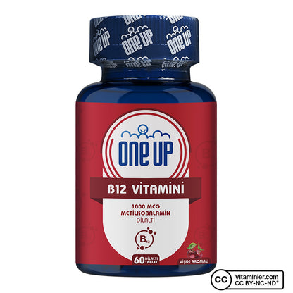 One Up Vitamin B12 60 Sublingual Tablets