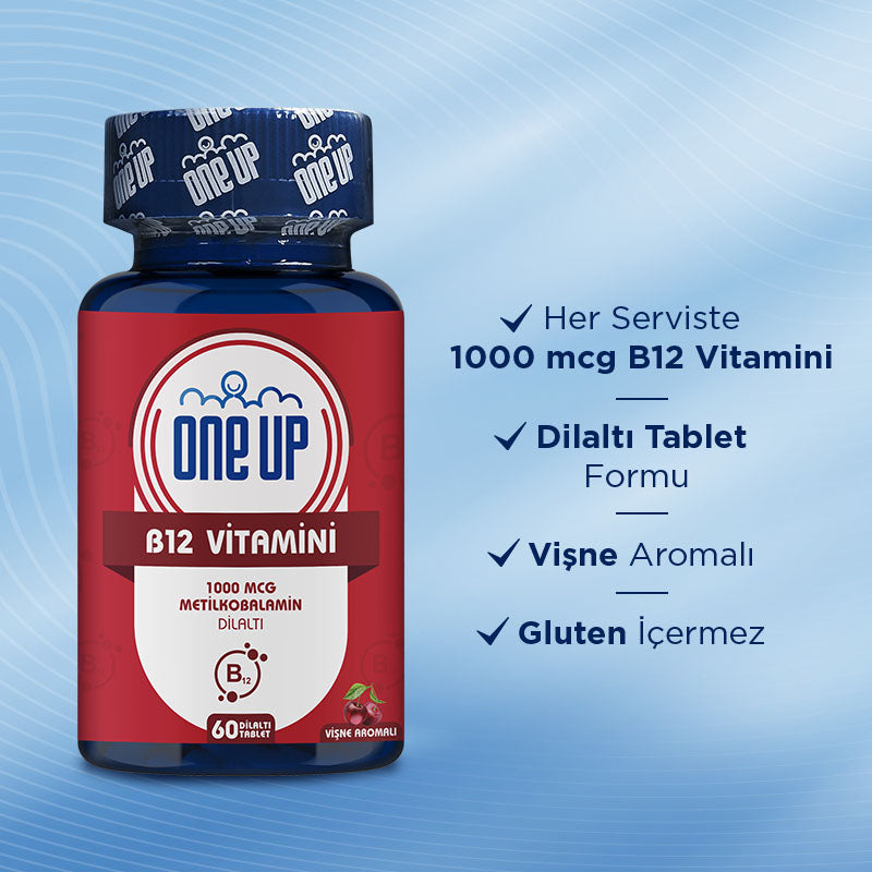 One Up Vitamin B12 60 Sublingual Tablets