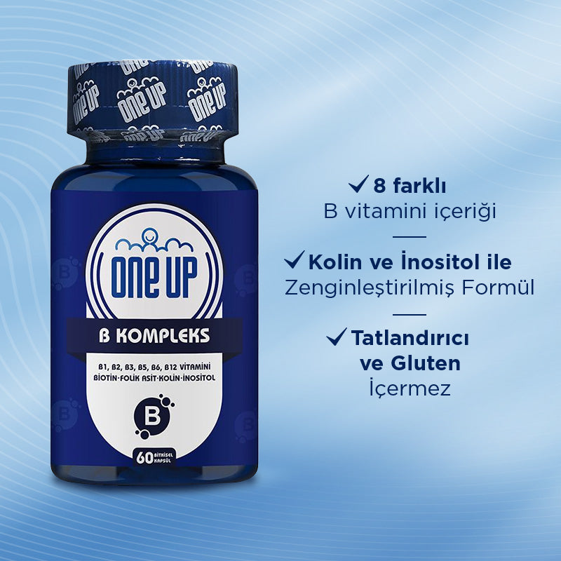 One Up Vitamin B Complex 60 Capsules