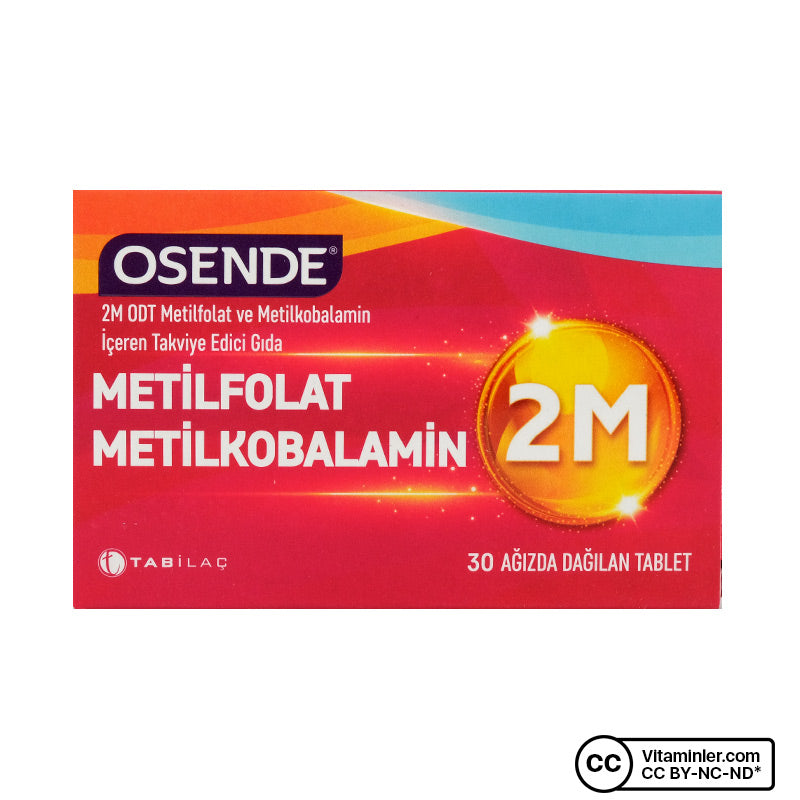 Osende 2M Methylfolate & Methylcobalamin 30 Tablets