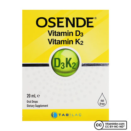 Osende Vitamin D3 + K2 - 20 mL Drops